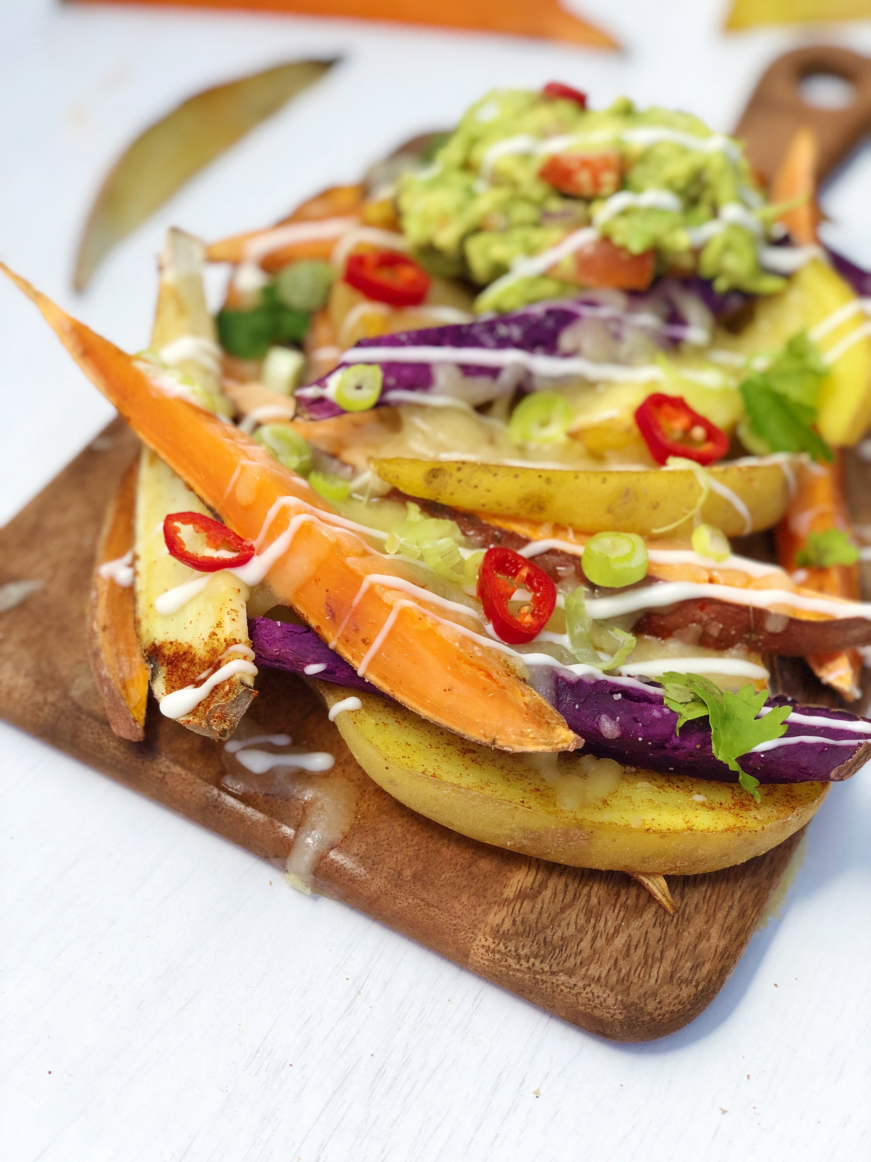 Vegan Loaded Potato Wedges